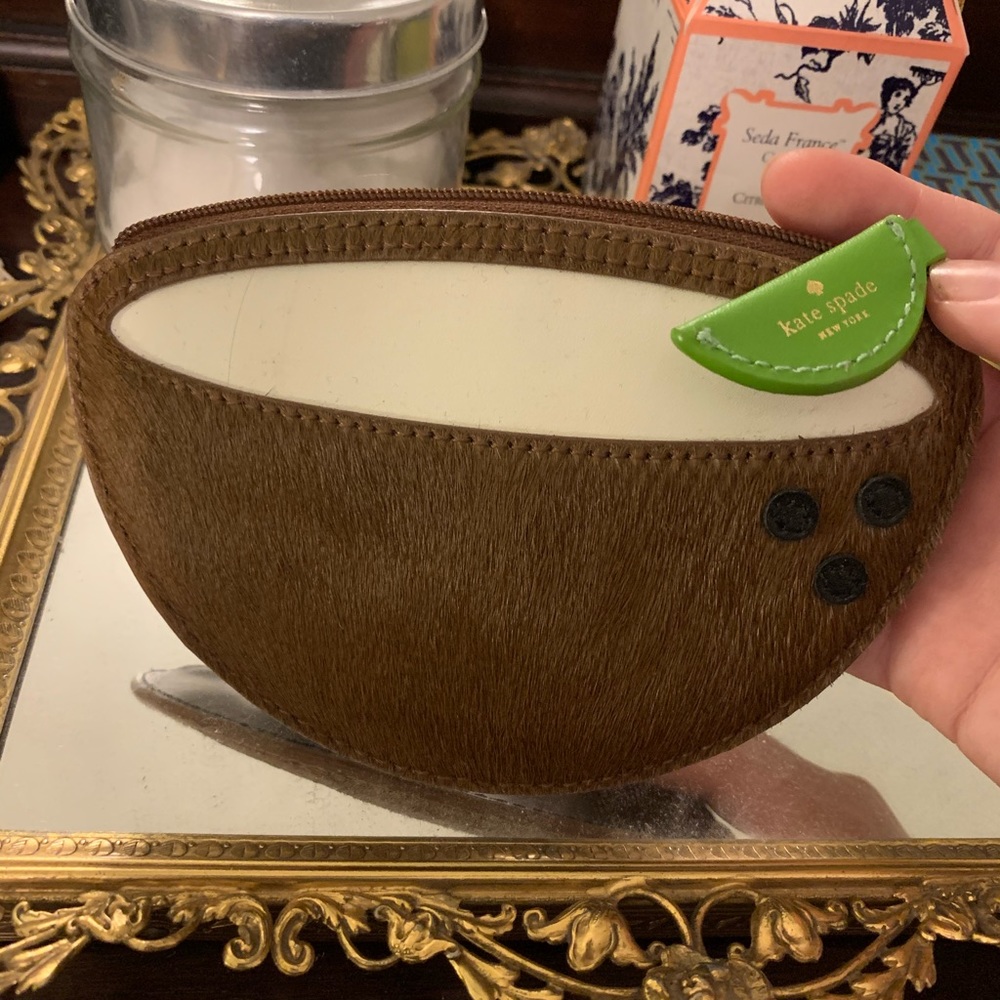 Kate Spade coconut coin pouch